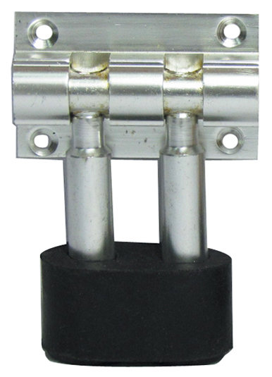 Robustline Aluminium Double Door Stopper Aluminum Premium Hardware for Door Cabinet Window Furniture and Interior Use